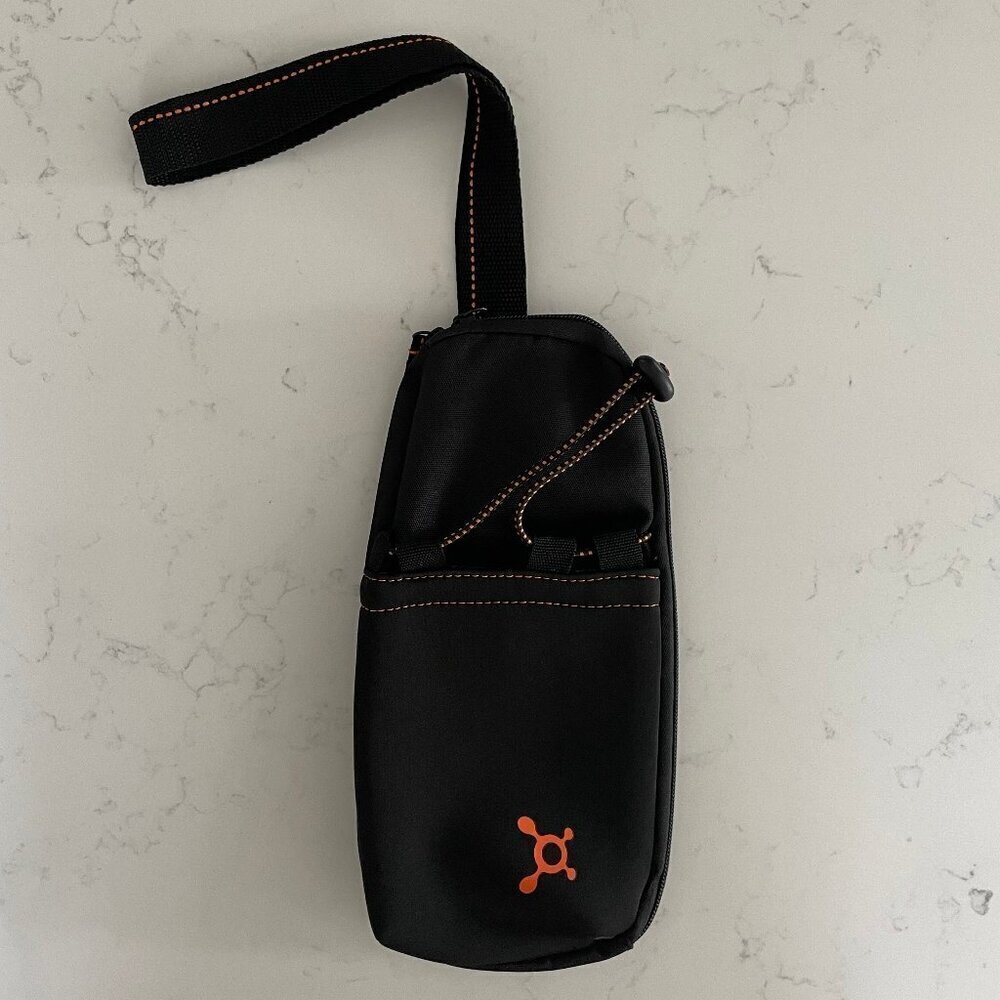 Orangetheory Fitness Nylon Neoprene Water Bottle Crossbody Bag Blk Org OS NWOT